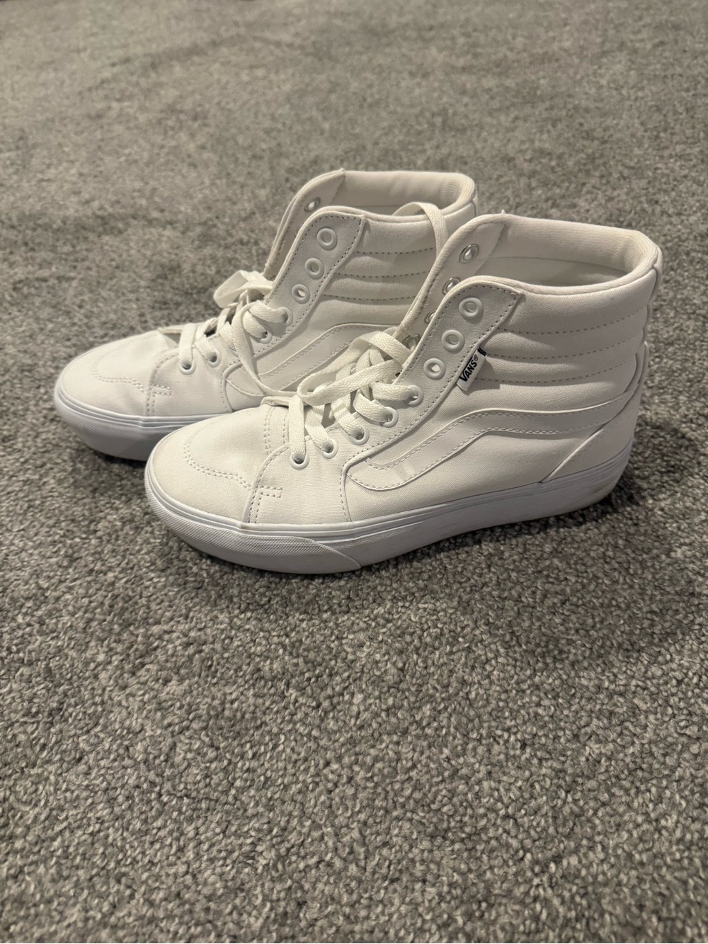 Vans Women's High-Top Sneakers in White